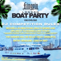 DJ TWIZLA - KINGPIN PRODUCTION LONDON BOAT PARTY DJ COMP