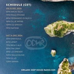 Ollie Webb | Resident Mix | 13 December 2024 | ODH RADIO
