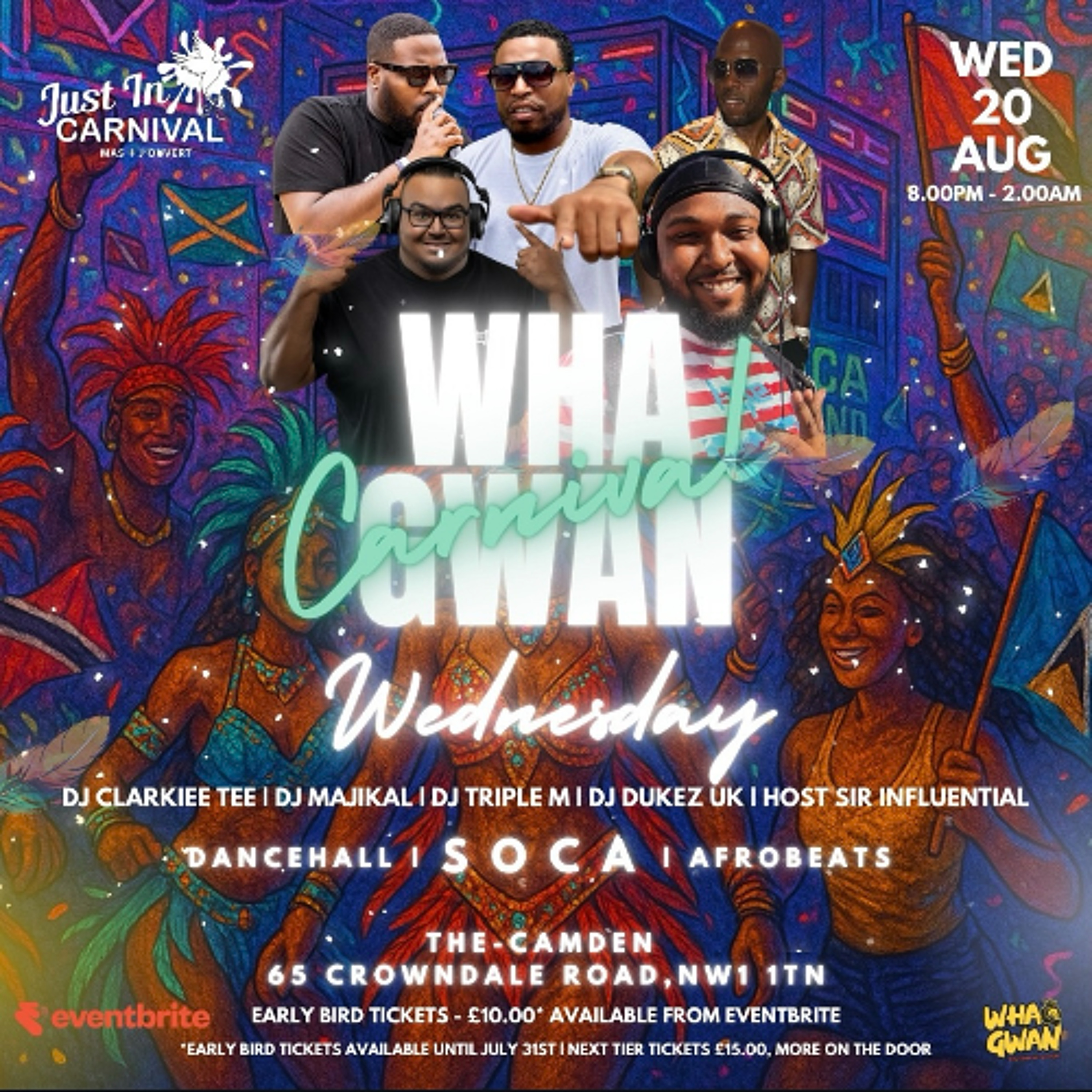 WAGWAN WEDNESDAYS - IG LIVE AUDIO - Hosted By Sir Influential | @JustinCarnival x @DrinkWagwan episode artwork