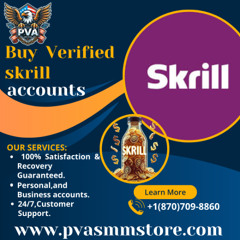✅Why should you Buy a verified skrill accounts over all other accounts?
