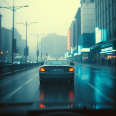 On an empty downtown  street (eswing)