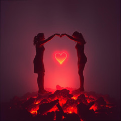 Bleeding Triad Hearts 7