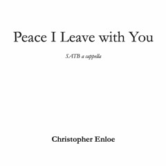 Peace I Leave with You (SATB)