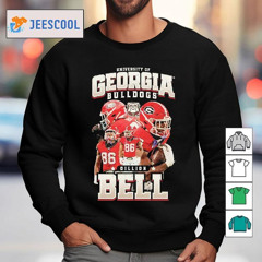 Georgia Bulldogs Ncaa Football Dillon Bell Player Collage Poster Shirt
