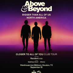 Matthew Dunn live @ Warehouse Live pres. Above & Beyond - Houston - 9-18-2025