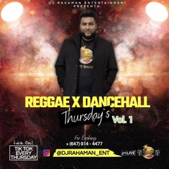 TikTok Live - Reggae Dancehall Thursdays (dirty) vol. 1 - DJ Rahaman