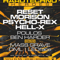 Poulos @ HardTechno Heroes I Supersonic Blue Hell I 22.11.2024. (FREE DL)