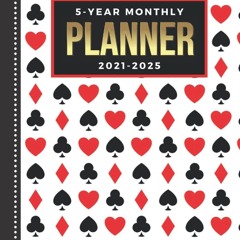 ✔read❤ 5-Year Monthly Planner 2021-2025: Dated 8.5x11 Calendar Book With