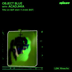 object blue with acadjmia  - 23 September 2021