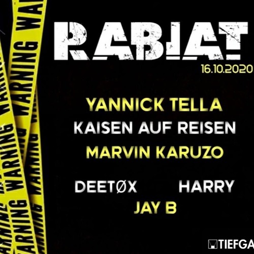 Yannick Tella @ Rabiat meets Kellerbar - 16.10.20