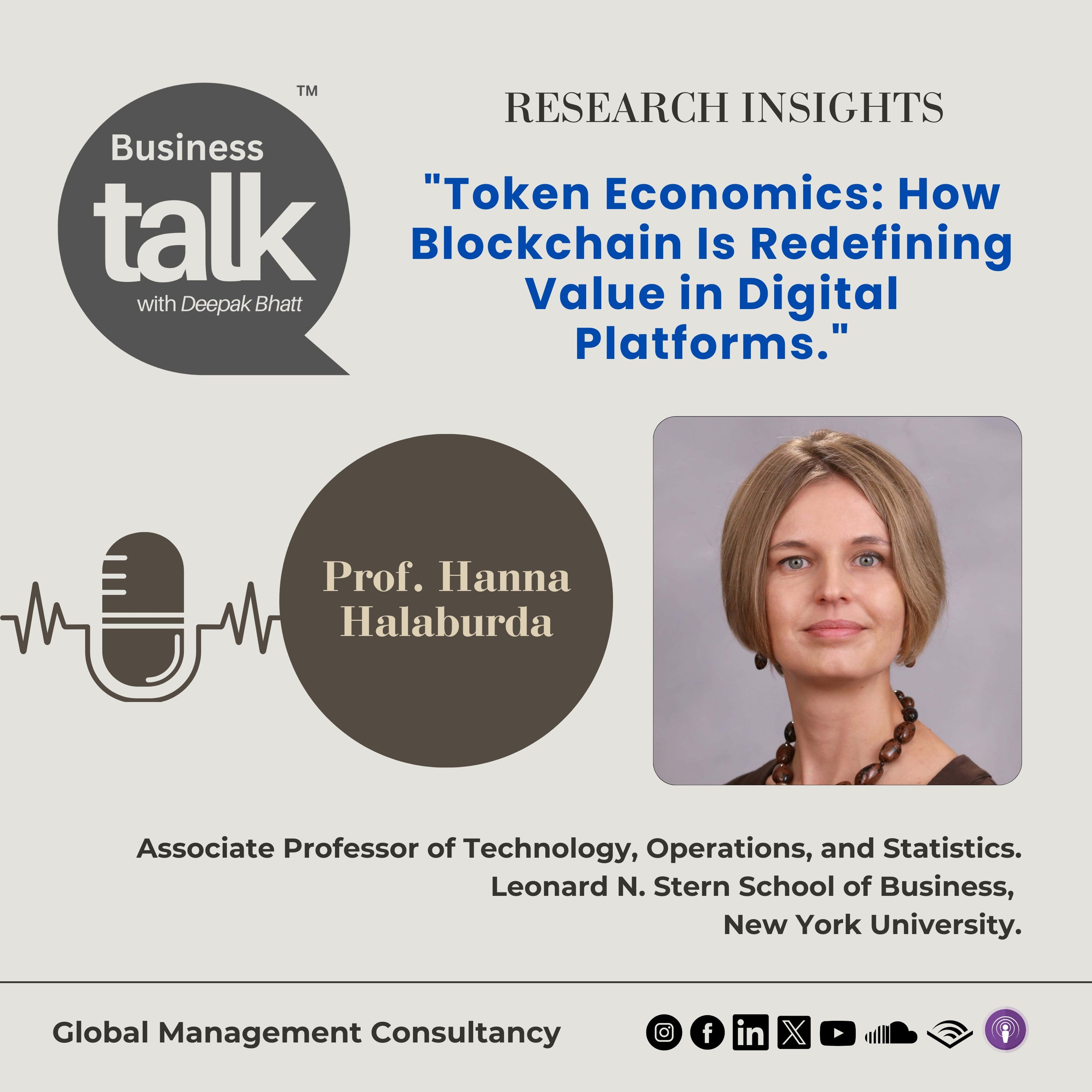 Prof. Hanna Halaburda Unpacks Token Economics and the Blockchain Revolution in Digital Value episode artwork