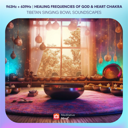 Stream 963Hz + 639Hz 》HEALING FREQUENCIES of GOD u0026 HEART CHAKRA 》Tibetan  Singing Bowl Soundscapes by Meditative Mind | Listen online for free on  SoundCloud