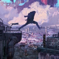 High above