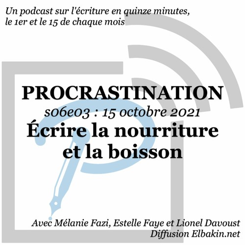 S06e03 - Écrire la nourriture et la boisson
