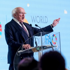 President Higgins delivers a Keynote address at World Food Forum Closing Session