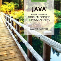 FREE EBOOK ☑️ Java: An Introduction to Problem Solving and Programming by  Walter Sav