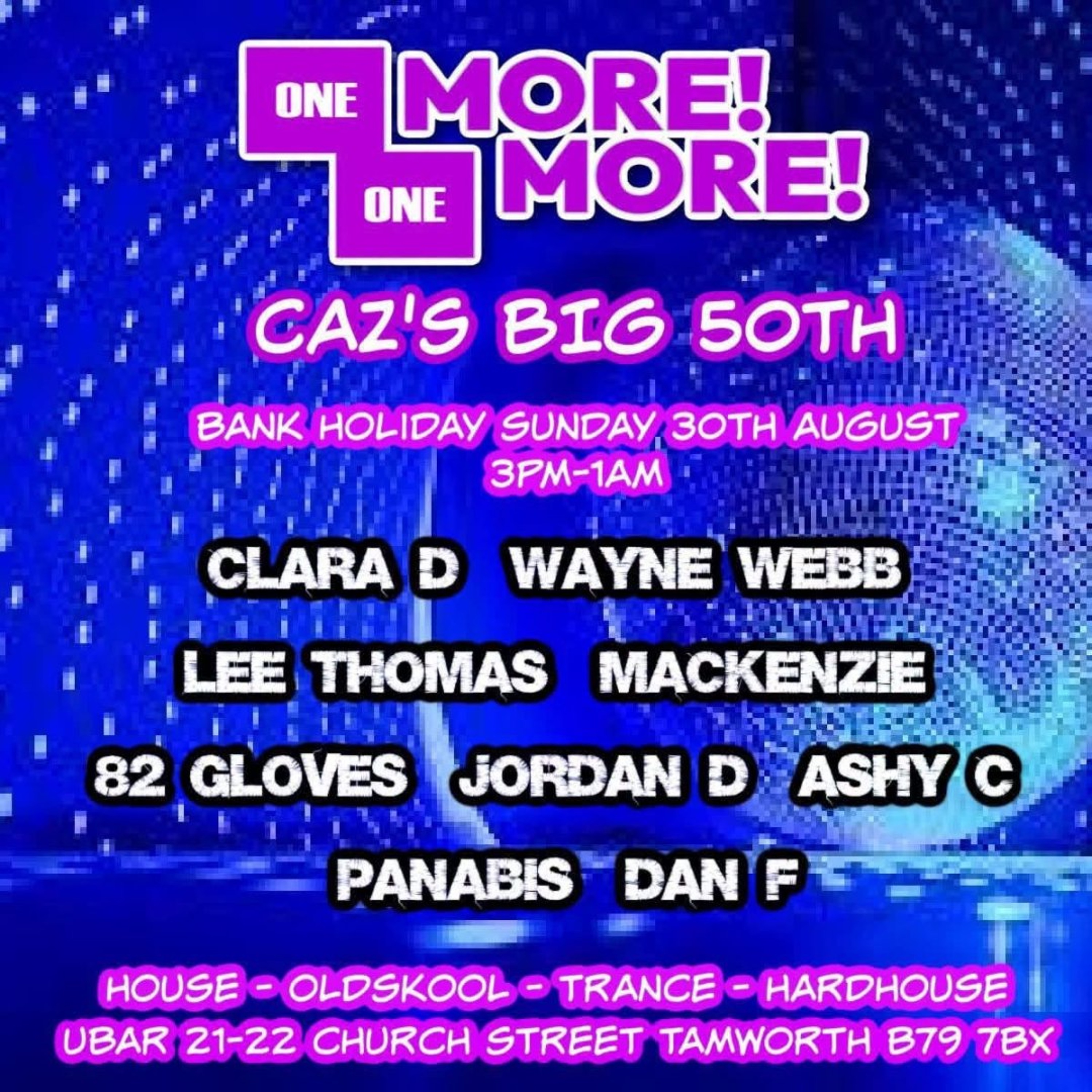Caz's 50th Bday Bash Set ONEMOREONEMORE Event 2026 WAV episode artwork