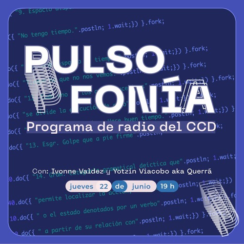 látigo Egomanía Mus Stream Pulsofonía #2 Yotzin Nekiz Viacobo Huitrón: Escribir música con  código a través de Supercollider by CCD Radio | Listen online for free on  SoundCloud