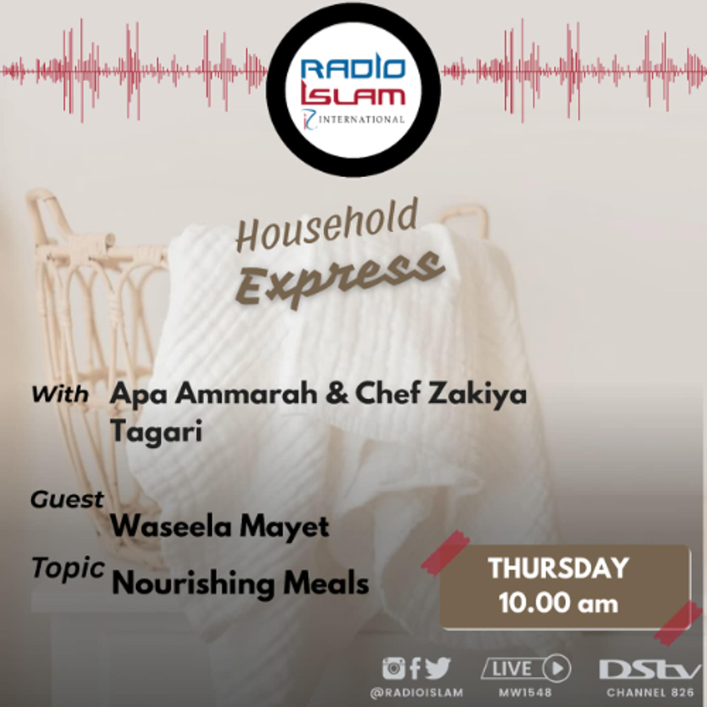 Household Express: Nourishing Meals Guest: Waseela Mayet
