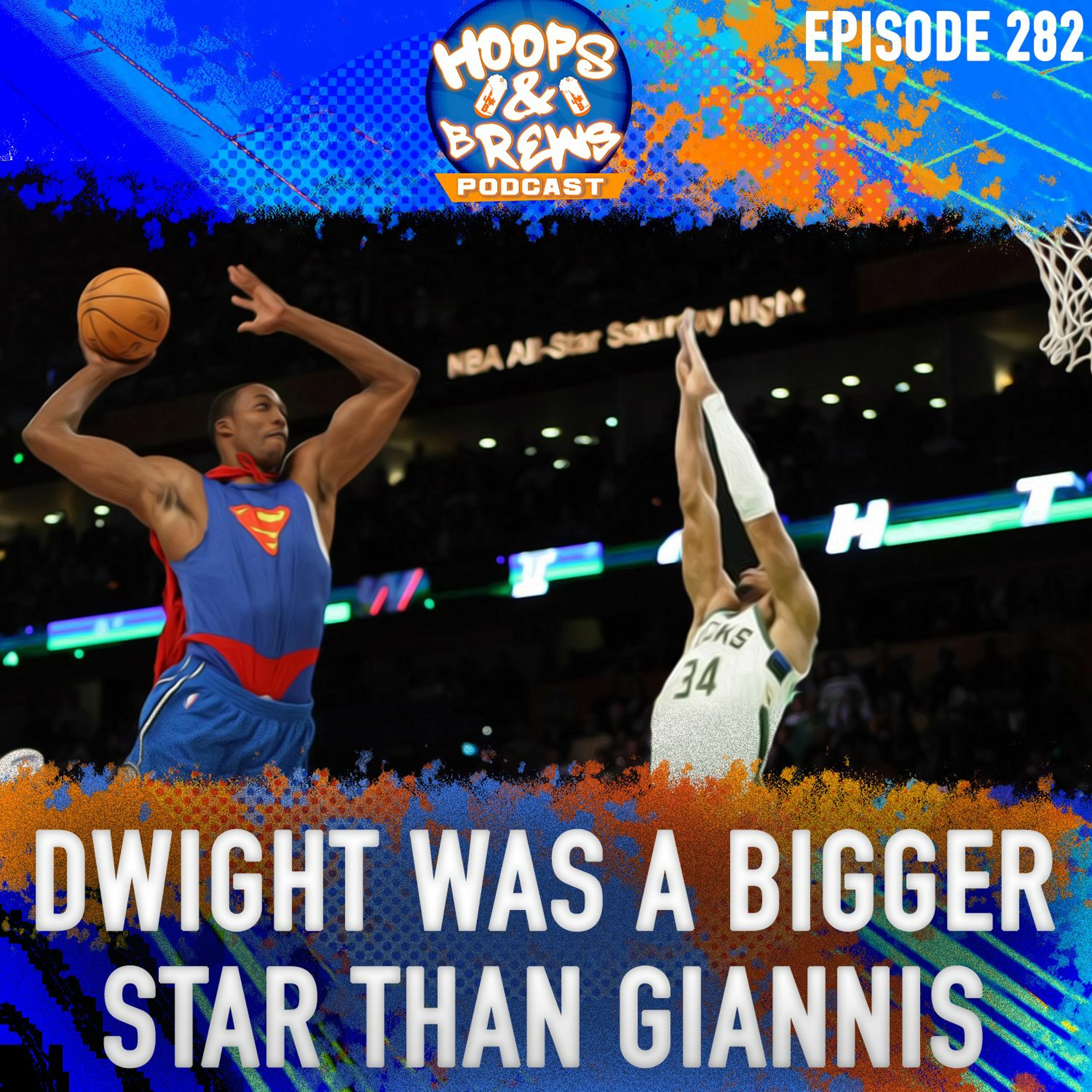Hoops Brews Ep. 282: "Dwight Was A Bigger Star Than Giannis" (feat. Ricky G) episode artwork