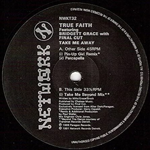 True Faith - Take Me Away (SY's "Italo 91" Rework)