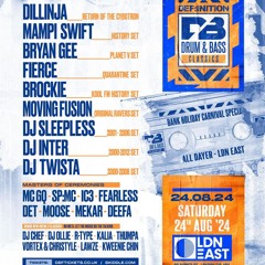 Thumpa - Drum & Bass Classics 24/08 London Promo Mix (90s Jump Up)