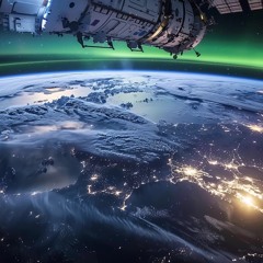 Aurora Over Orbit City