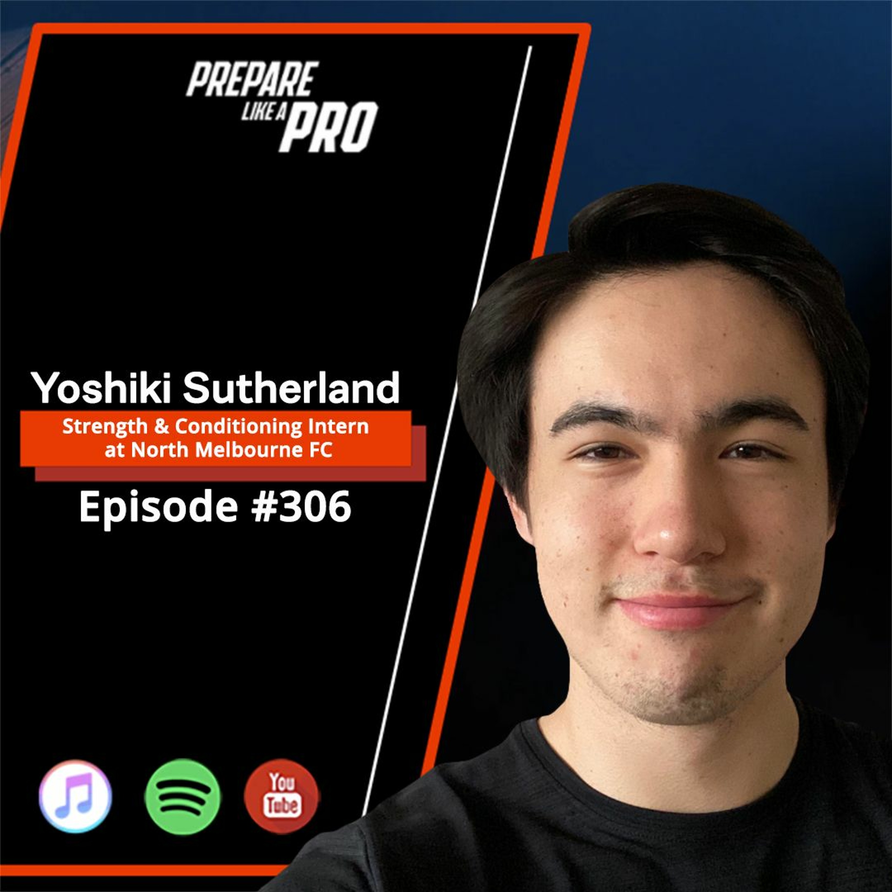 #306 - Yoshiki Sutherland, AFL Strength & Conditioning Intern at North Melbourne FC episode artwork