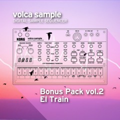 volca sample - Bonus Pack vol.2 El Train