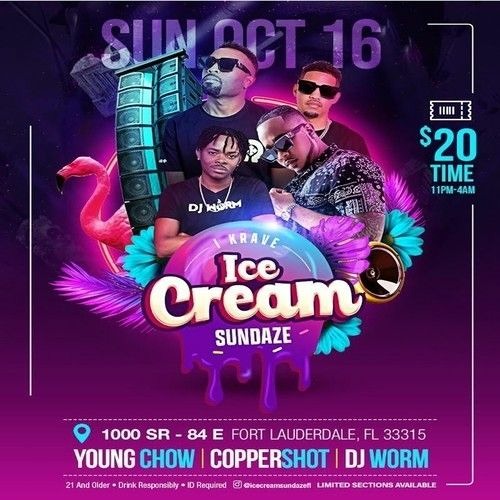 Young Chow/Coppershot/Dj Worm 10/22 (Ice Cream Sunday)