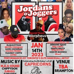 JORDANS & JOGGERS - DJ MADDY/DJ BUGS/CHIPPY DON/DJ SPARKA/MONAGALIS @TAJ MAHAL, BRAMPTON 1/14/23