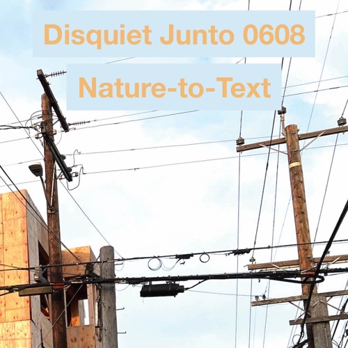 halF texT [disquiet0608]