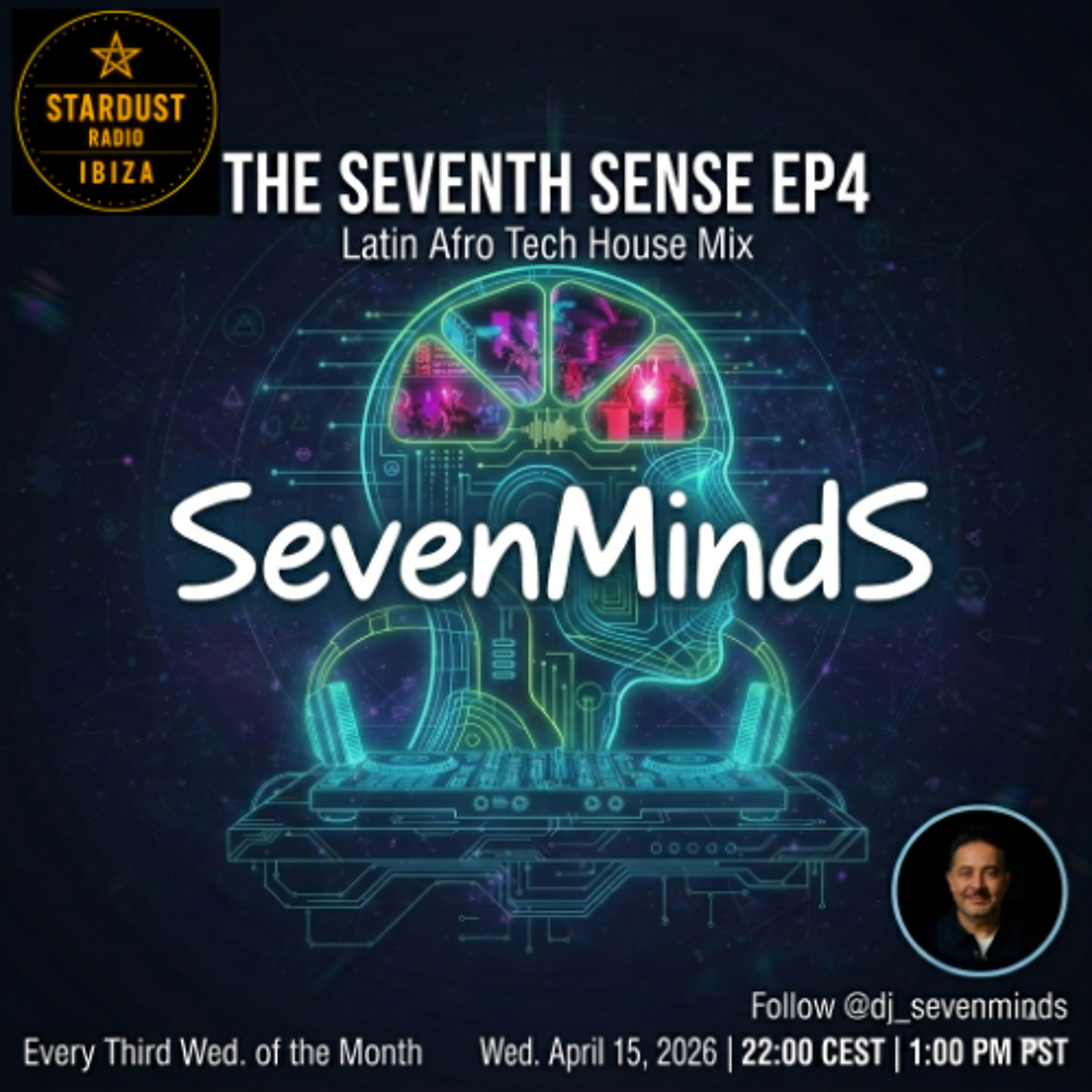 SevenMindS - The Seventh Sense EP4 - Afro Latin Tech House Deep Mix episode artwork