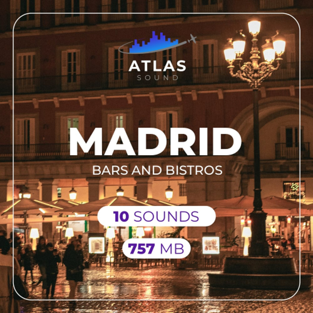 Stream Madrid - Bars and Bistros Sound Effects Library Audio Demo ...