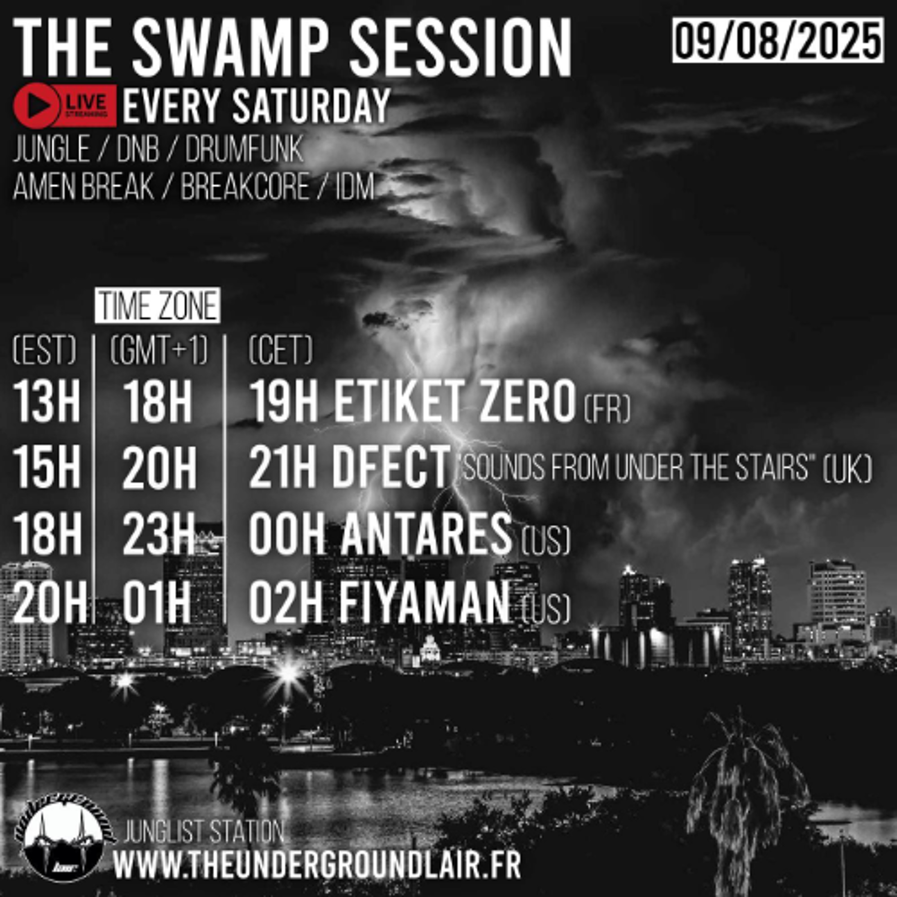 Antares LIVE on The Underground Lair - The Swamp Session 9.08.2025 episode artwork