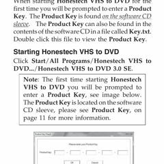 Honestech Vhs To Dvd 3 Serial Number ((INSTALL))