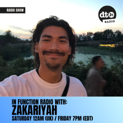 IN-FUNCTION with zakariyah #015 - Live at IN-FUNCTION NYC