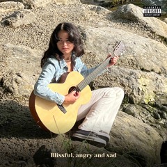 blissful, angry and sad