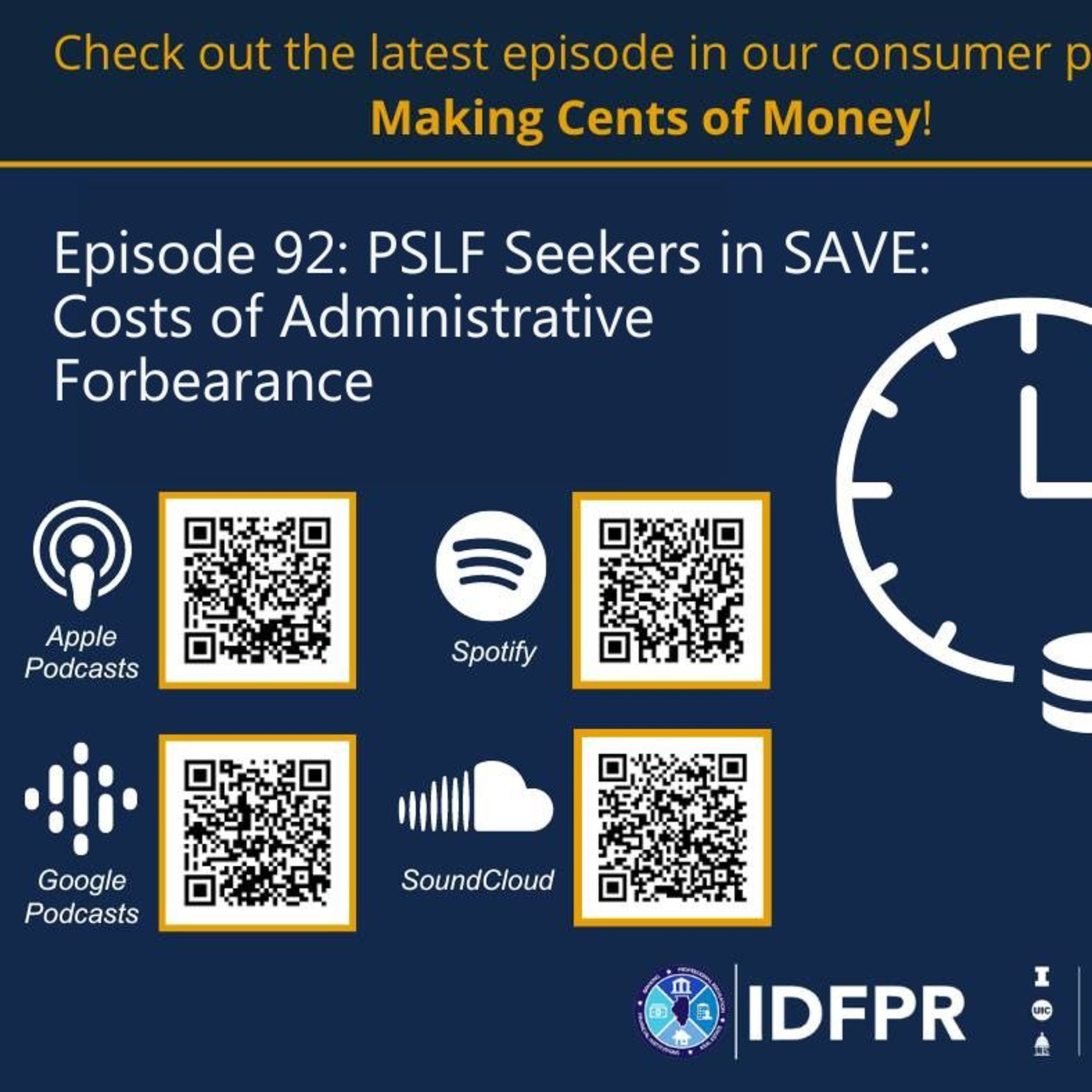 Episode 92: PSLF Seekers in SAVE: Costs of Administrative Forbearance episode artwork