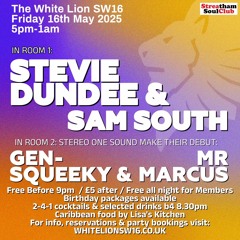 01 Rollout Vibez Real Deal, Stereo One Pon Level, 16th May 2025, Sw16, White Lion Bar