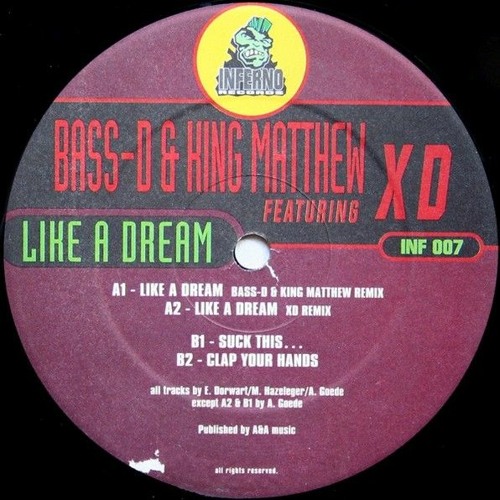 Bass-D & King Matthew Featuring XD - Like A Dream (Bass-D & King Matthew Remix) - Inferno (1996)