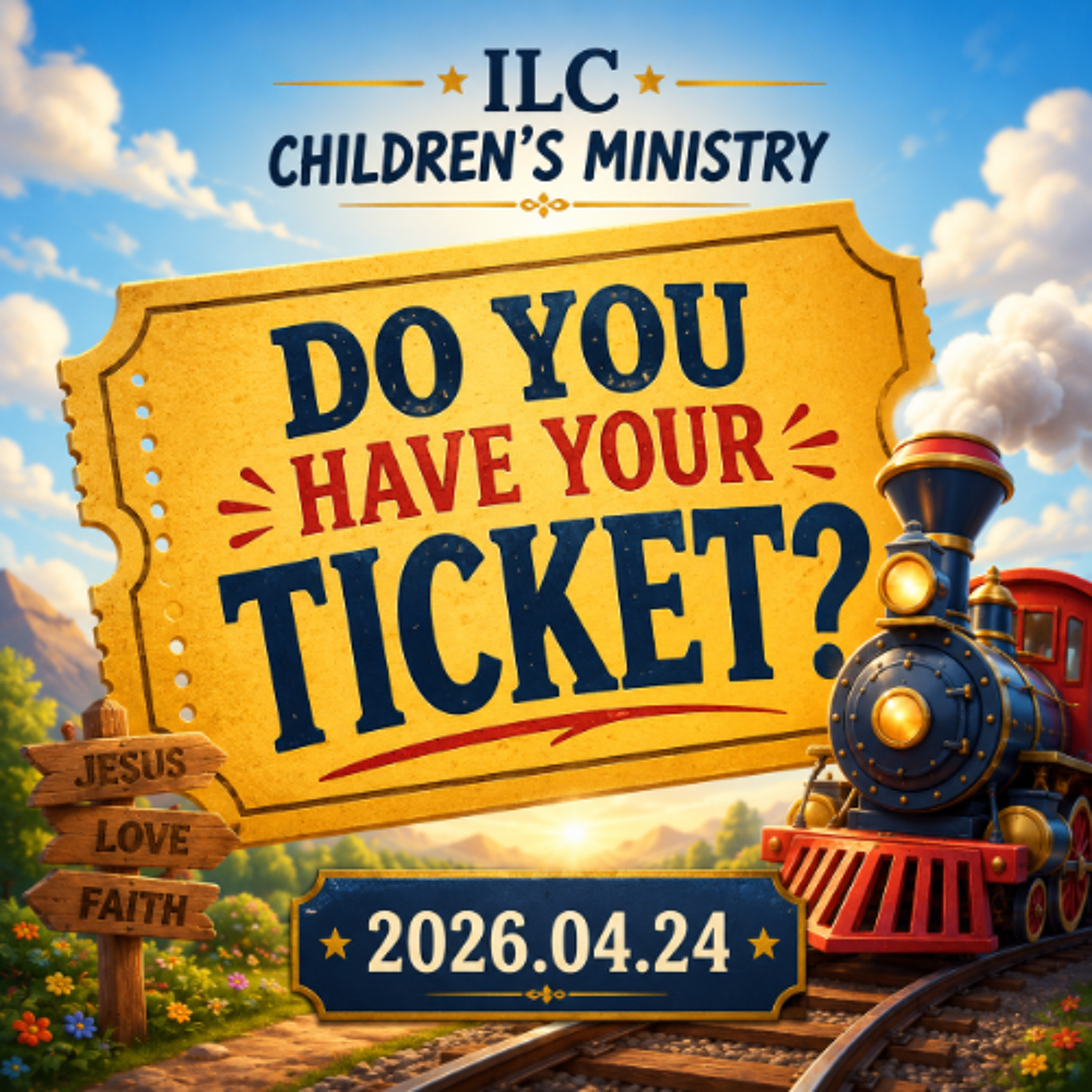 ILC Children's Ministry - 2026.04.24 - Do You Have Your Ticket?