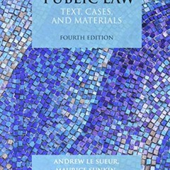 [View] PDF EBOOK EPUB KINDLE Public Law: Text, Cases, and Materials by  Andrew Le Sue