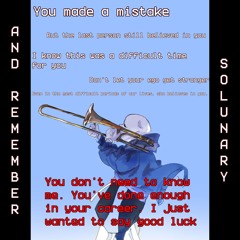 Solunary - People make mistakes but we need to learn from them.