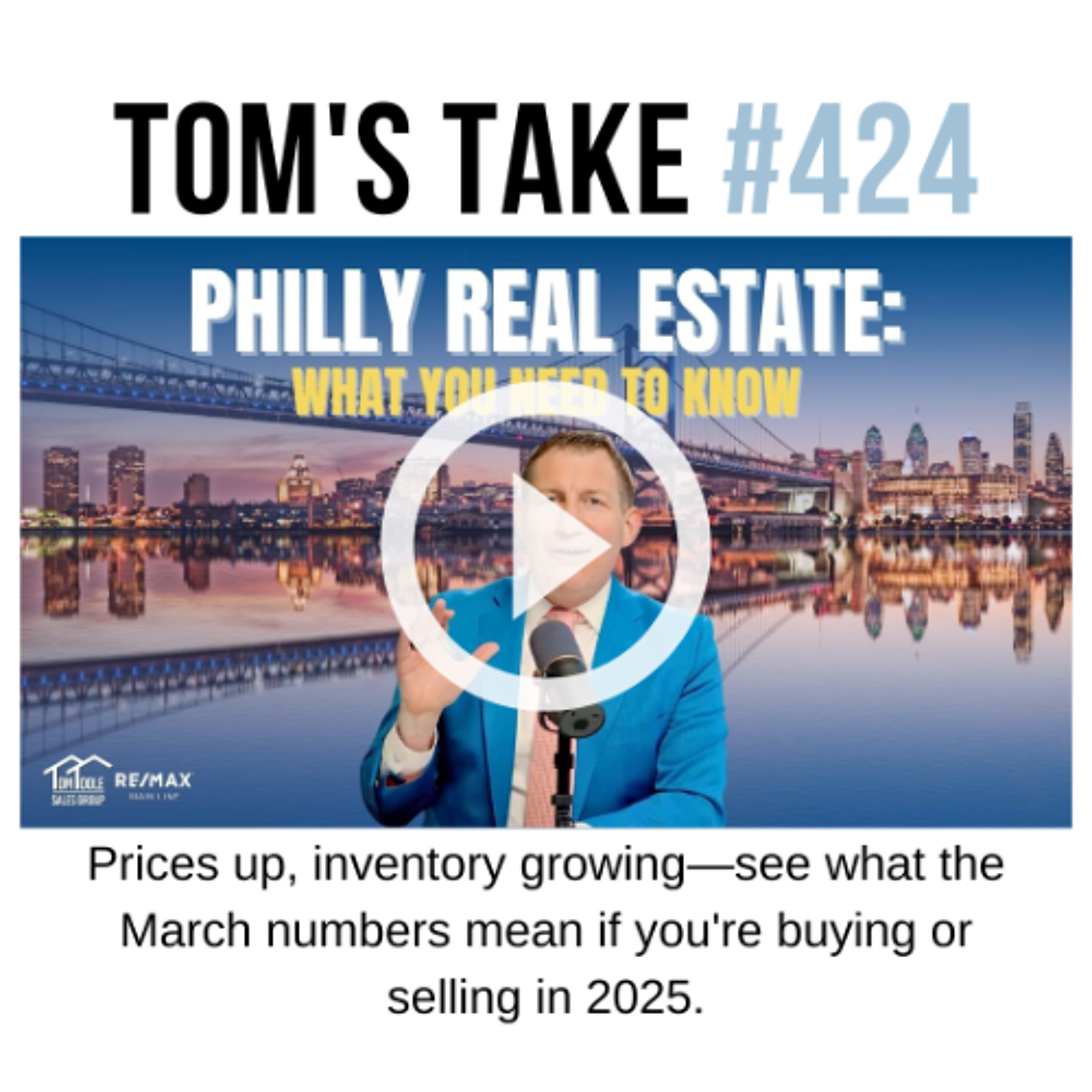 📈 March 2025 Philadelphia Real Estate Market Update |Tom’s Take 424 episode artwork