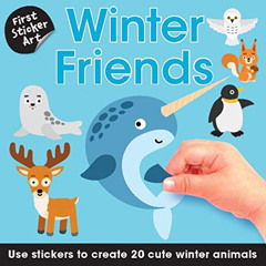 DOWNLOAD KINDLE 💕 First Sticker Art: Winter Friends: Color By Stickers for Kids, Mak