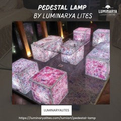 Buy Beautiful Pedestal Lamp from Luminarya's store or Website.