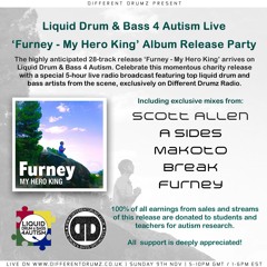 LDNB4A Charity Album Release Party Live on Different Drumz