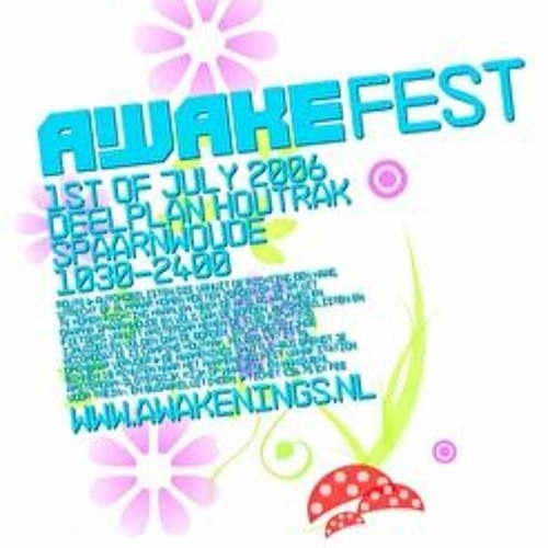 Valentino Kanziani Live @ Awakenings Festival, Spaarnwoude Amsterdam 01-07-2006