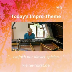 14 - 02 - 22 "Friends Talk" Today's Piano-Impro-Theme by HKH - Pop-Romantic Solo Piano